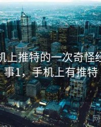 关于手机上推特的一次奇怪经历 · 故事1，手机上有推特