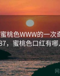 关于YSL蜜桃色WWW的一次奇怪经历 · 故事387，蜜桃色口红有哪几种品牌